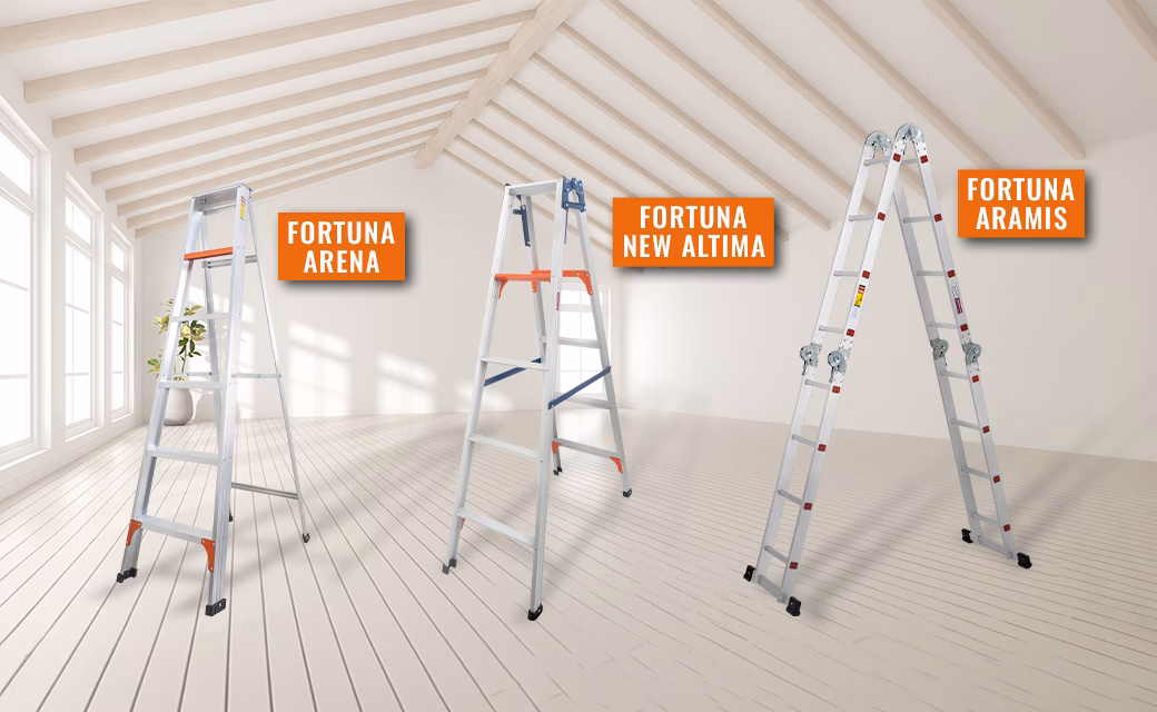 Tangga Lipat Fortuna Arena, Fortuna New Altima & Fortuna Aramis di dalam ruangan